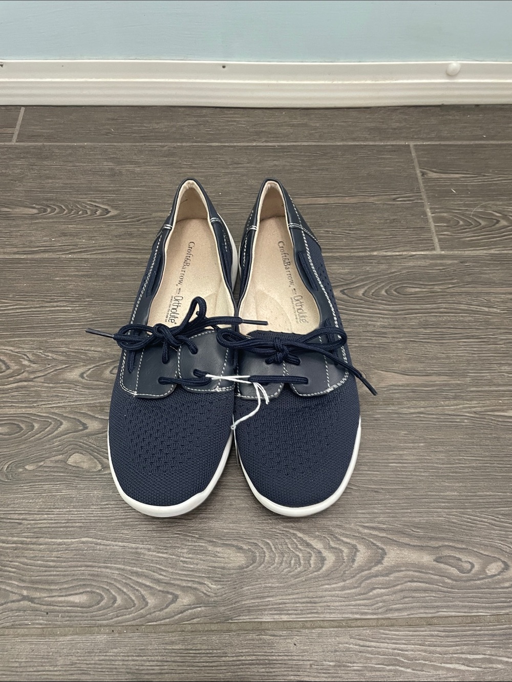 croft & barrow Navy Lace-Up Women's Sneakers